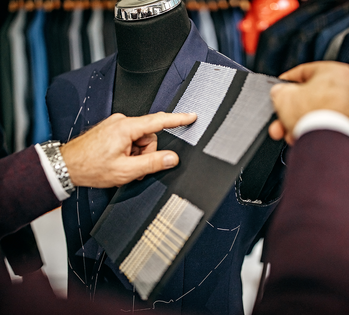 Man in Navy Blue Tuxedo